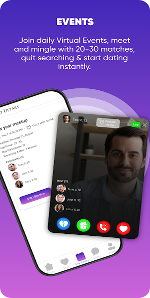 Bmine Dating app-Chat&Invites Screenshot 2