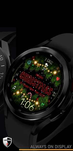 Christmas Watch Face 079 Screenshot 1