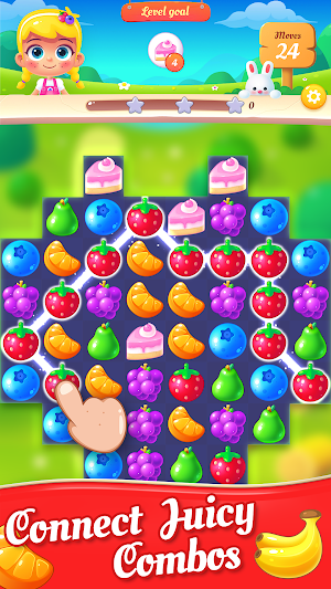 Fruit Smash - Candy World Screenshot 2