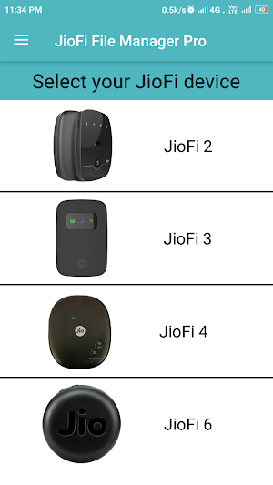JioFi File Manager Pro Screenshot 0