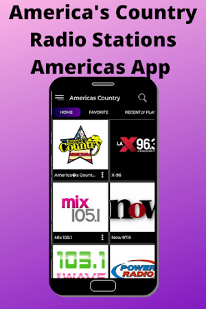 America's Country Radio Stations Americas App Screenshot 3