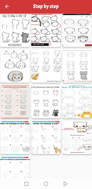 cat drawing easy Screenshot 1