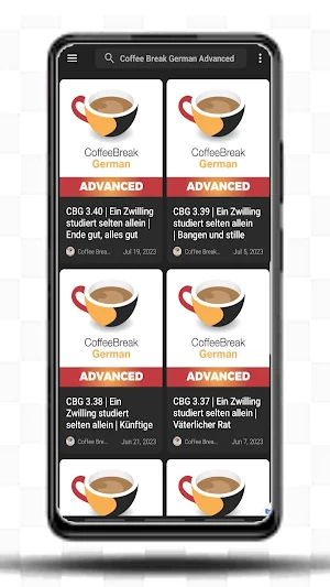 Learn German on Coffee Break-A Screenshot 3