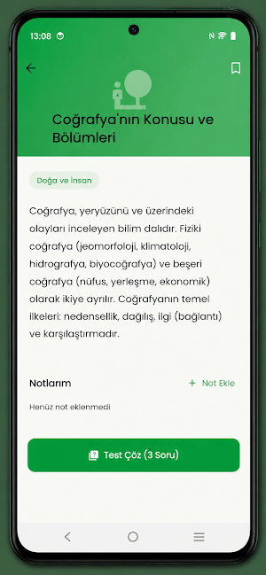 TYT Coğrafya Konu&Soru Screenshot 1