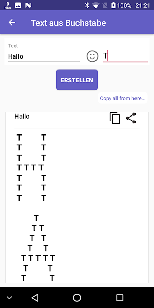 Schrift ändern Text stylish Screenshot 2