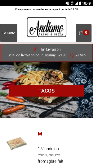 Andiamo Pizza Bruay Screenshot 2