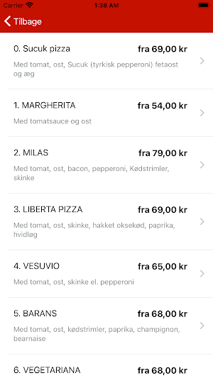 Liberta Pizza Pastahouse Screenshot 3