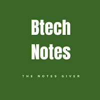 Btech notes