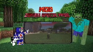 Zombie apocalypse mod for mcpe Screenshot 1