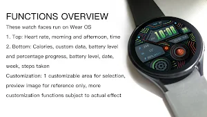 Colorful Circuit For Wear OS Screenshot 2