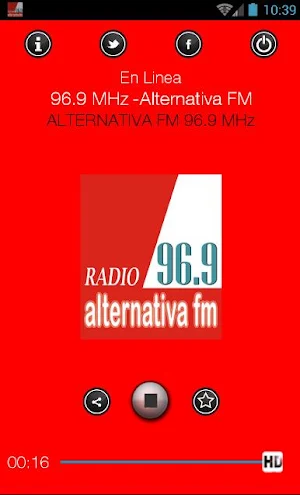 ALTERNATIVA FM 96.9 MHz Screenshot 2