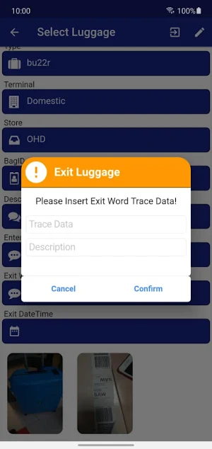 Luggage Storage Screenshot 2
