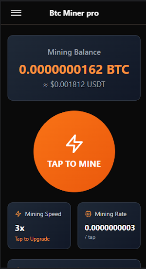 btcminer pro earn btc Screenshot 0