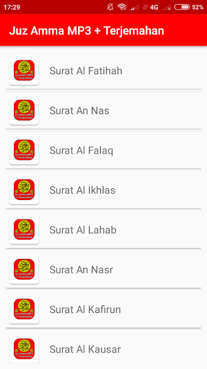 Juz Amma MP3 Offline + Terjemah Screenshot 0