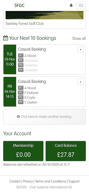 Swinley Forest Golf Club Screenshot 2