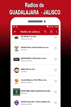 Radios de Guadalajara Jalisco Screenshot 1