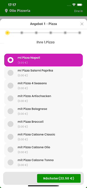 Olio Pizzeria Screenshot 3