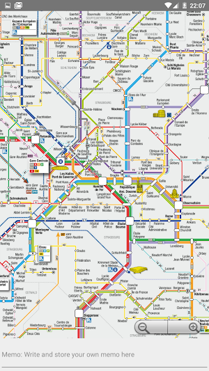 STRASBOURG METRO/TRAM/CTS MAP  Screenshot 1