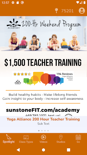 Sunstone Fitness Screenshot 0