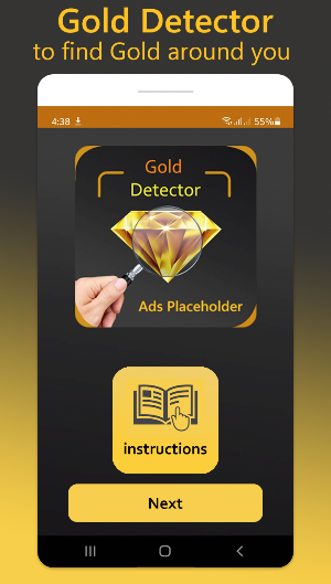 Gold Tracker & Gold Scanner Screenshot 2