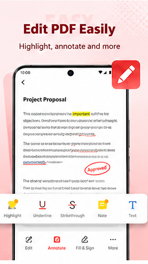 PDF Reader-Document Scanner Screenshot 3