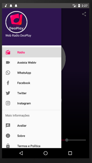 WebRádio DEOPLAY Screenshot 1