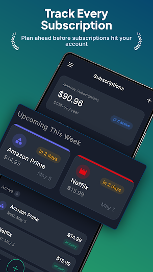 DimeDock: Money Manager Screenshot 1