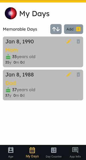 Age Calculator Screenshot 2