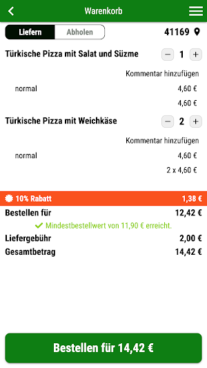 MEGA Döner & Pizzeria MG Screenshot 1