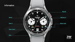 JWSTUDIO_LUXURY01 watchface Screenshot 1