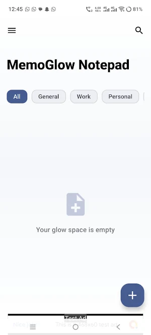 MemoGlow Notepad Screenshot 0