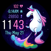 Unicorn Watch Face