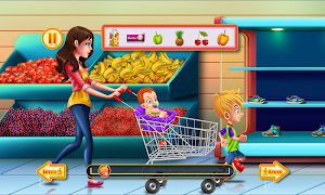 Shopping Game Kids Supermarket - Shopping List Screenshot 1