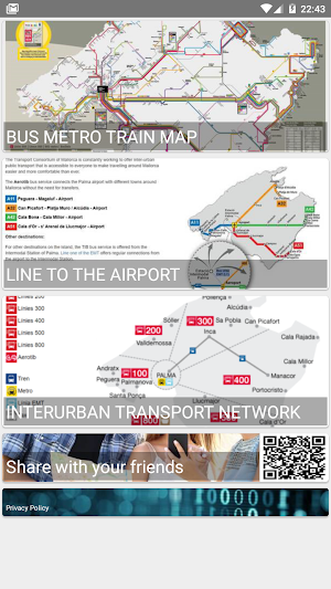 PALMA DE MALLORCA BUS TRAIN MAP パルマ・デ・マヨルカ 帕爾馬 Screenshot 0