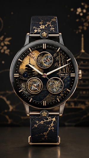 Kyoto Gear Japanese Watch Face Screenshot 0