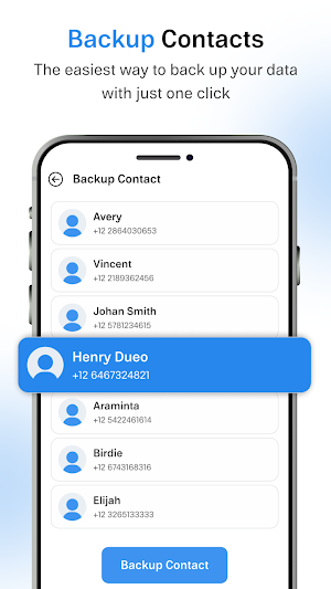 Recovered Deleted Contact Screenshot 2