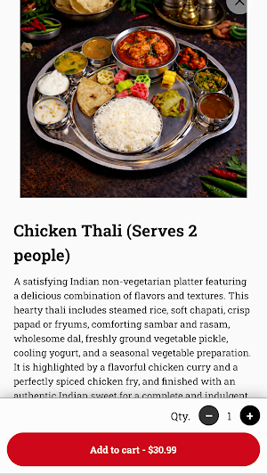 Simply Super Indian Cuisine Screenshot 2