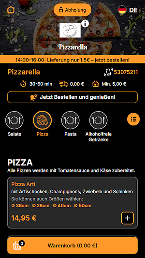 Pizzarella Screenshot 2