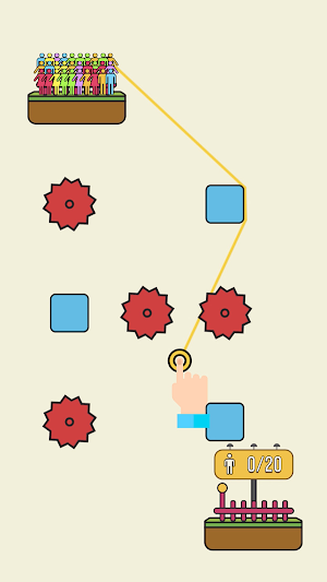 Rope Rescue! - Unique Puzzle Screenshot 1