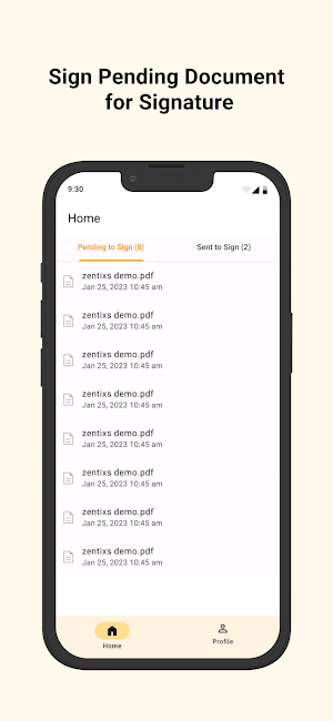 ZentixsSign Screenshot 2