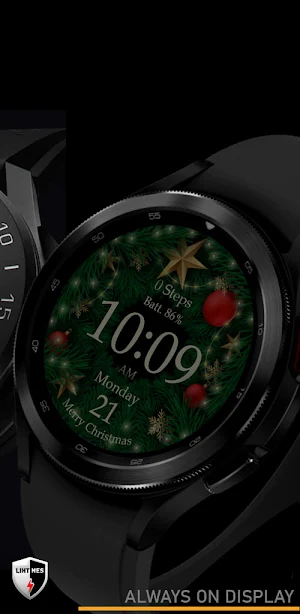 Christmas Watch Face 045 Screenshot 2