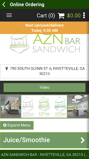 AZN Sandwich Bar Screenshot 3