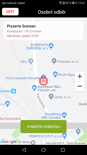 Pizzerie Gurman Chrudim Screenshot 1