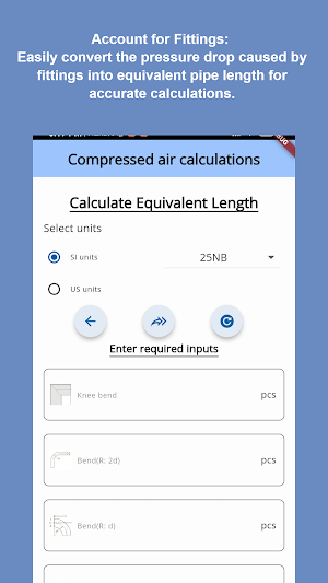 Compressed Air Calculator Screenshot 2