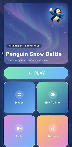 Penguin Snow Battle Screenshot 0