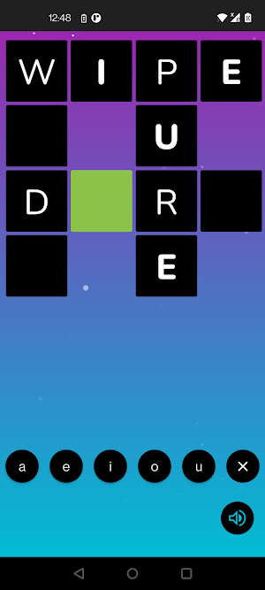 Vowel In - Fill Crossword Screenshot 2