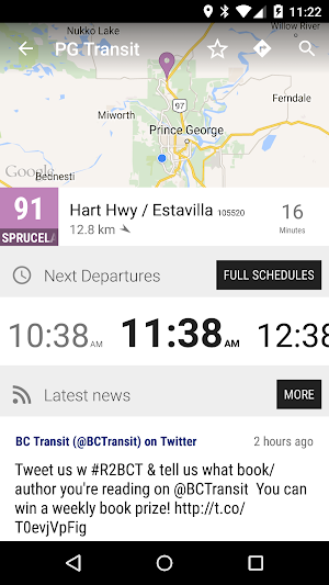 Prince George Transit System Bus - MonTransit Screenshot 1