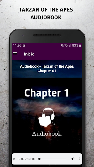 Tarzan of the Apes Audiobook Screenshot 2