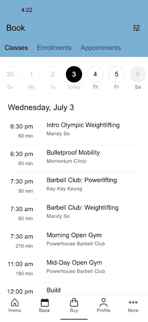 Powerhouse Barbell Club Screenshot 1