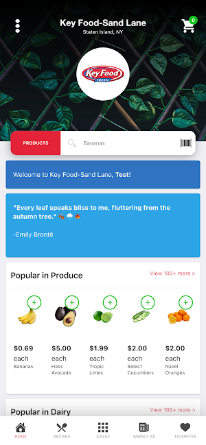 Key Food - Sand Lane Screenshot 0